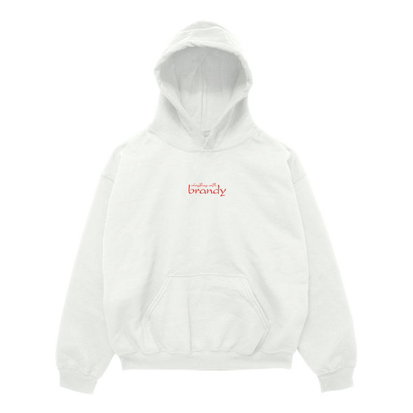 Brandy white hoodie shop