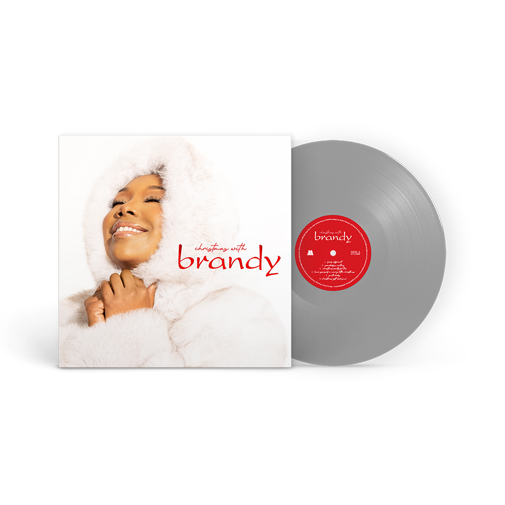 Christmas With Brandy - Spotify Exclusive Silver Vinyl Front