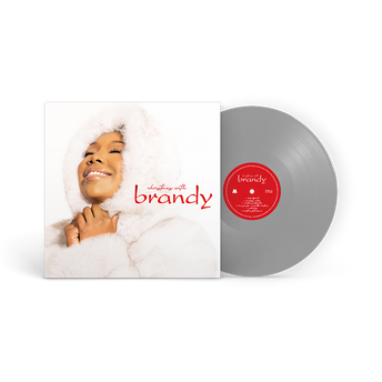 Christmas With Brandy - Spotify Exclusive Silver Vinyl Front